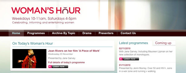 BBC Radio 4 : Woman's Hour